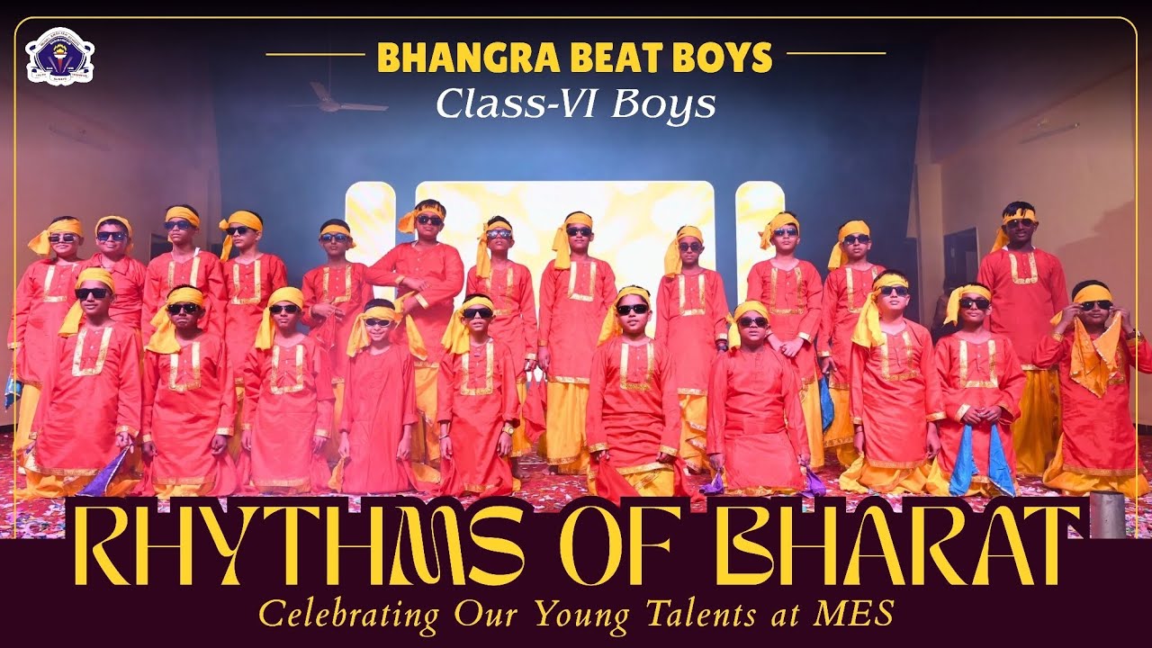 Bhangra Beats 💥 Class 6 Boys | Rhythms of Bharat at MES 