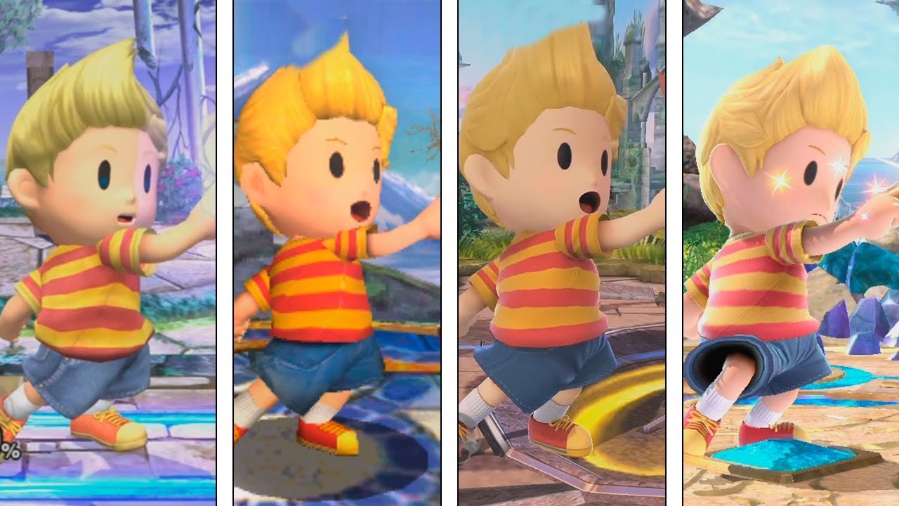 Super Smash Bros Ultimate | Lucas Evolution | 2008-2018
