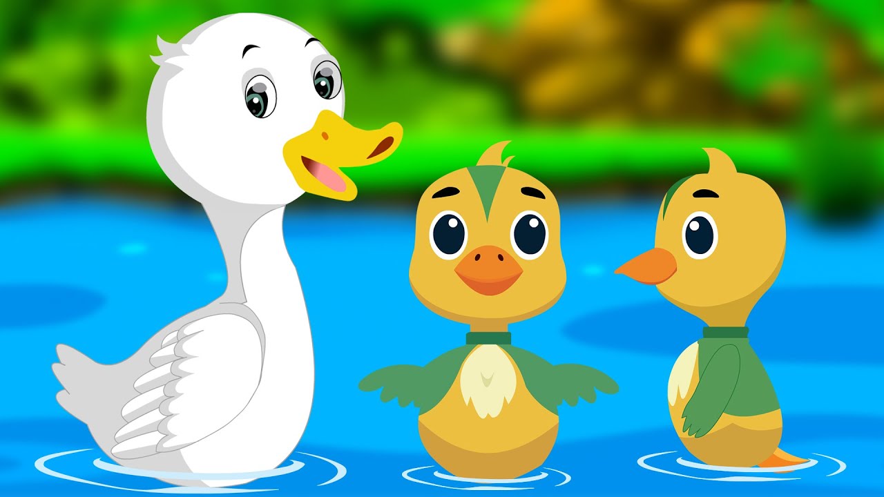 Five Little ducks | kids song | pumpum kids rhymes song
