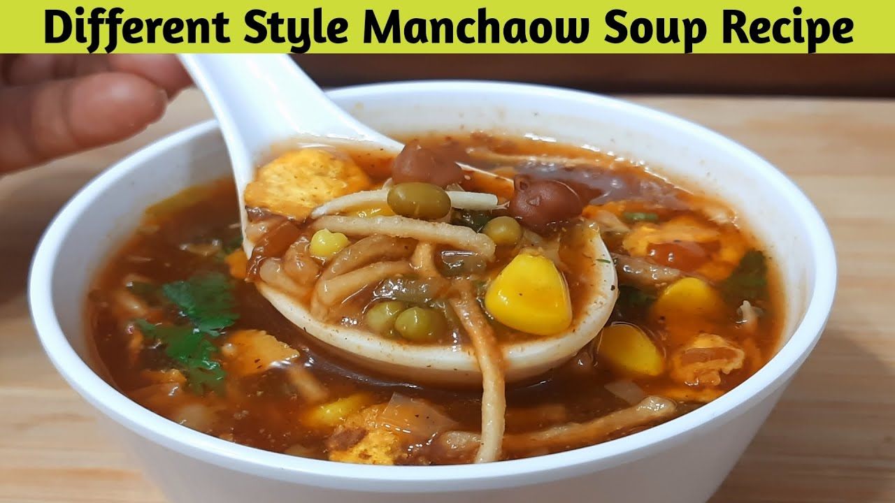 Road side Different style Manchow Soup Recipe – New Style Manchow Soup – Manchow Soup Recipe
