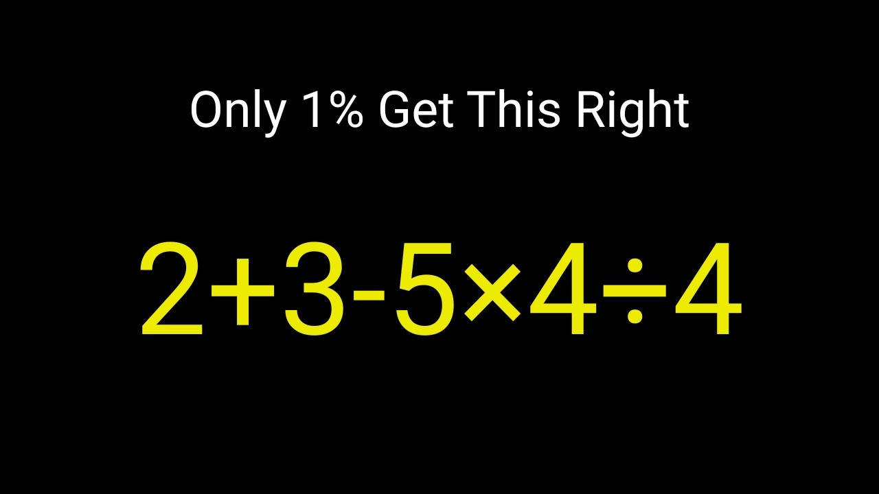 This Tiny Math Puzzle Stumps Millions – Can You Beat It?