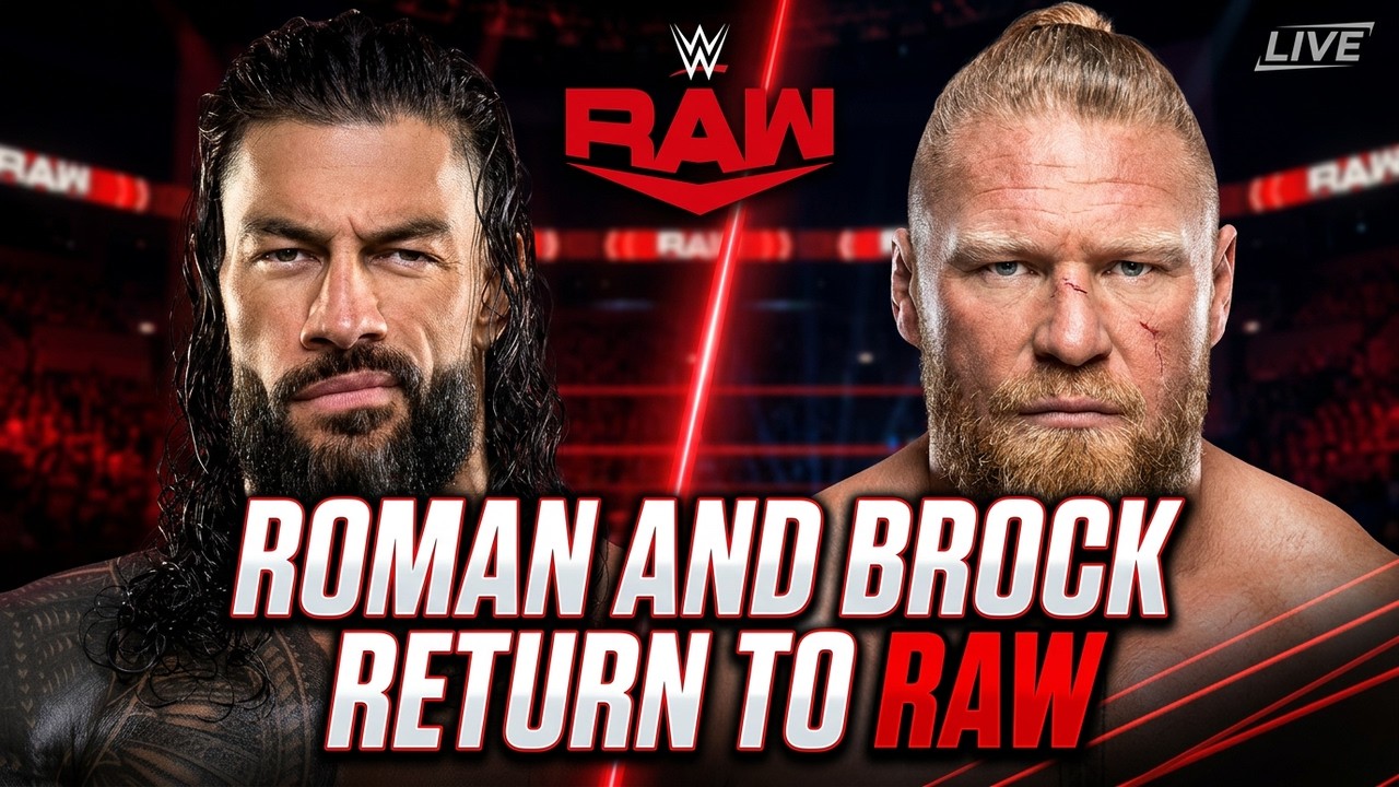 MONDAY NIGHT RAW (LIVESTREAM AND REACTIONS) ROMAN AND BROCK LESNAR RETRUN