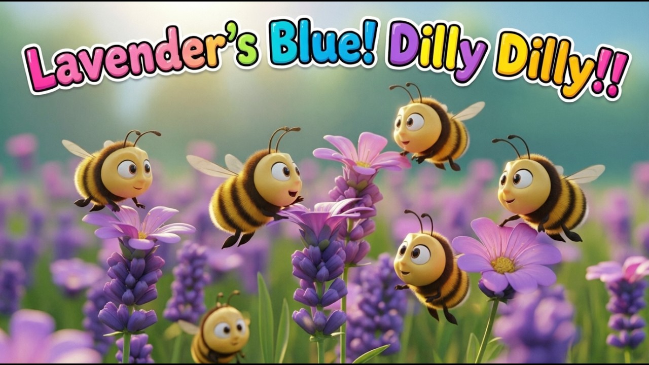 Lavender’s Blue Dilly Dilly 🌸English Rhymes Kids 🎵 | From The Roots #englishrhymes #englishrhyme