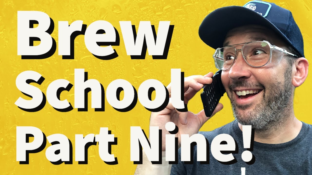 Craft Beer Brewing School: Day In The Life Of A Pro Brewer ~ Brewing Prost Munich Dunkel! (Part 9)