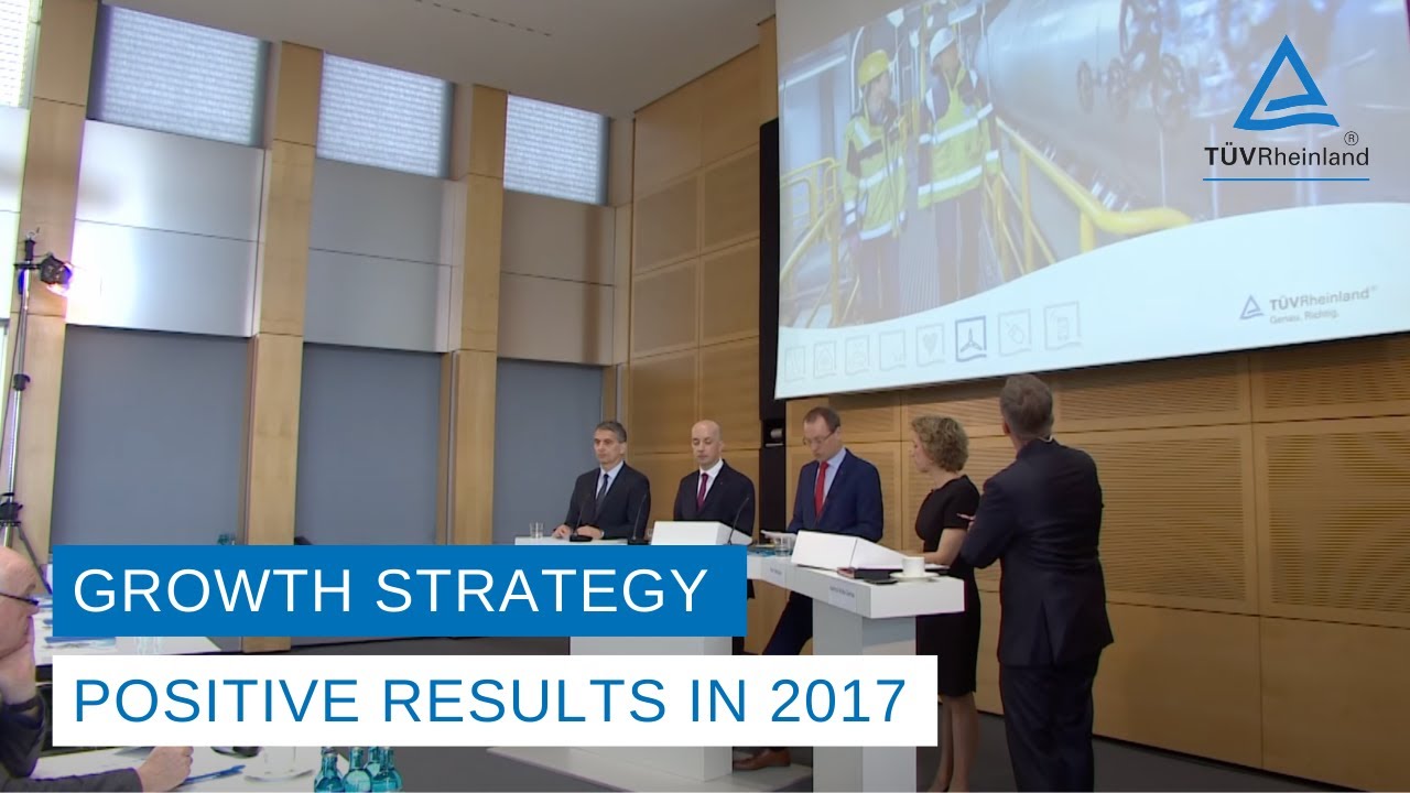 TÜV Rheinland continues growth strategy | Positive results in 2017