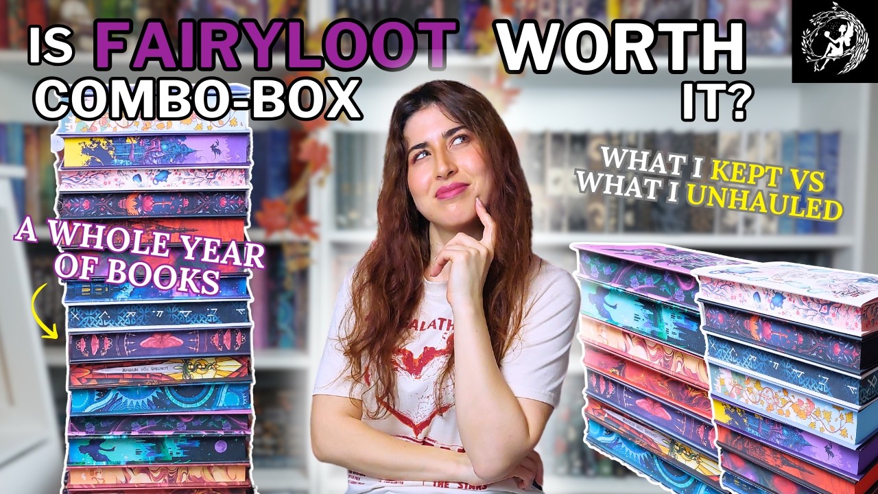 Is Fairyloot Adult-YA Combo Box Worth It?🧚‍♀️A whole year of Fairyloot subscription Review!