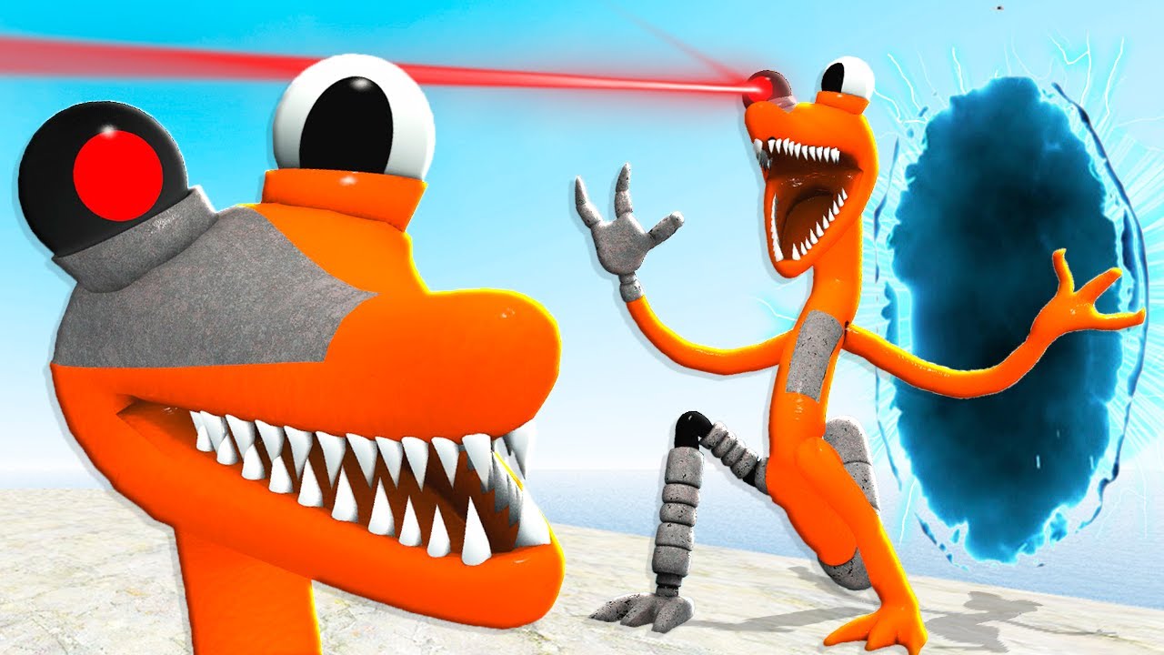 Mecha Orange from Rainbow Friends can... TELEPORT?!