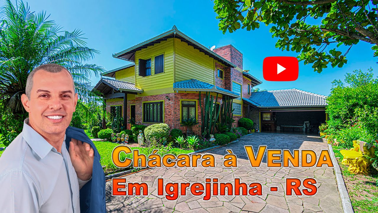 Chácara Exclusiva com Sobrado, Piscina e Acesso ao Rio Paranhana à Venda em Igrejinha - RS