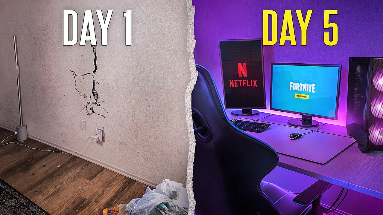 Transforming My Empty Space Into a $500 Gaming Setup