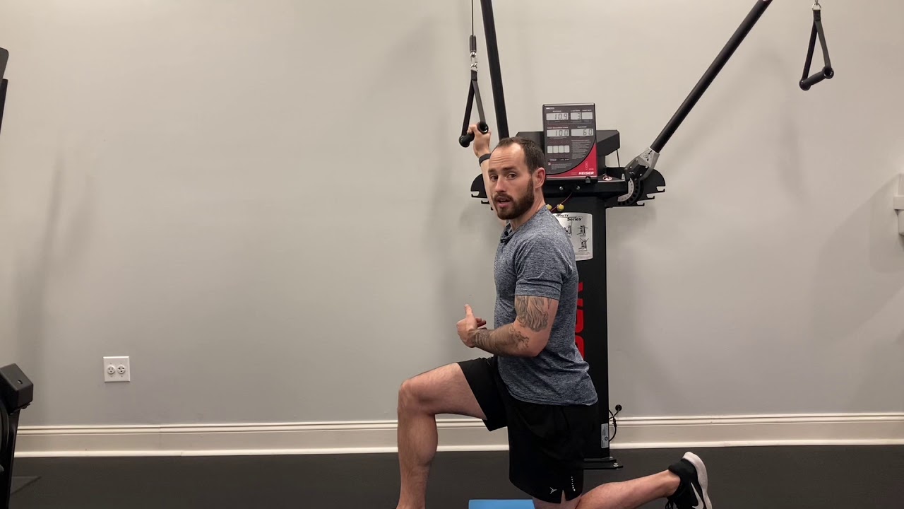 Half Kneeling Inline Chop (Cable)
