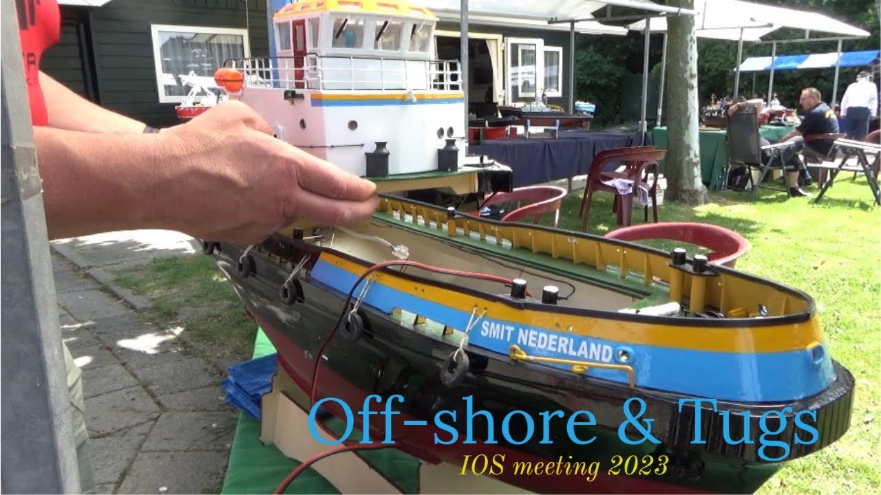 IOS Off-shore and Tugs Meeting 2023 | RC boot - Smit Nederland 1:25 schaal
