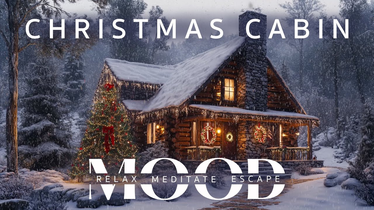 A Snowy Christmas in the Adirondack Mountains | 10 Hours of Joyous & Cozy Christmas Music & Ambience