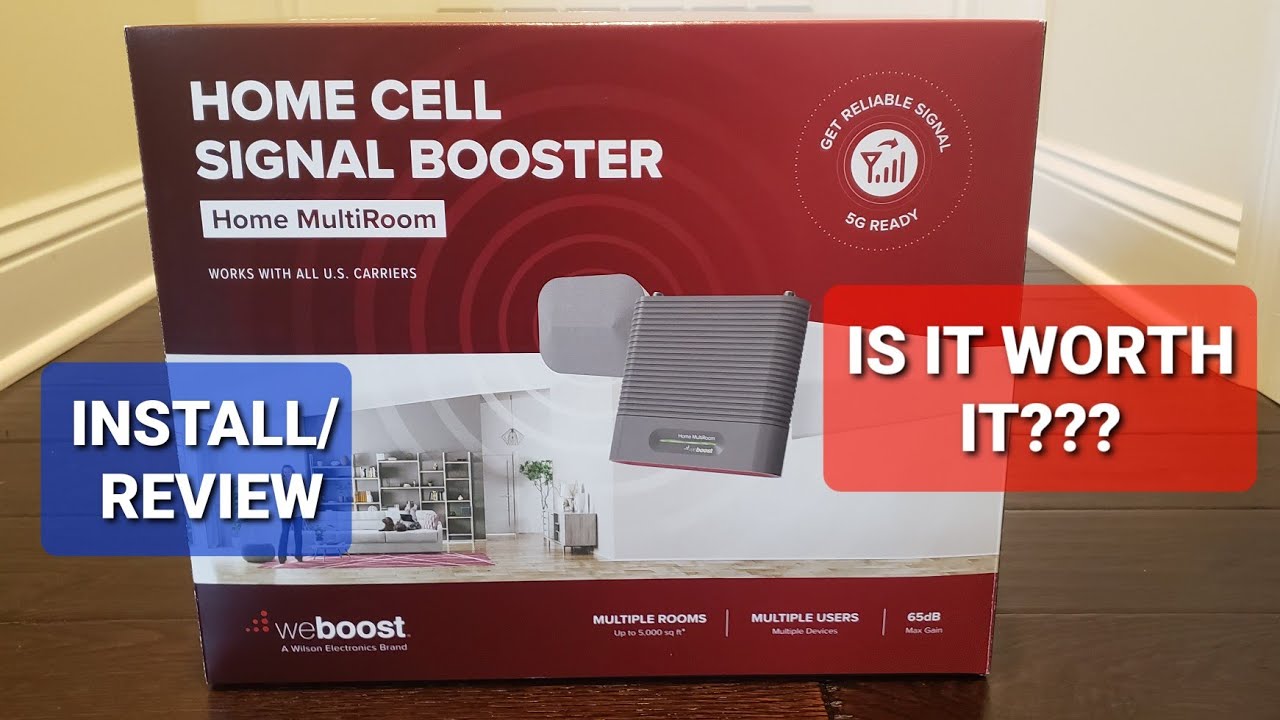 weboost home multi room cell signal booster 4G LTE how to install antenna mast model 470144 reviews