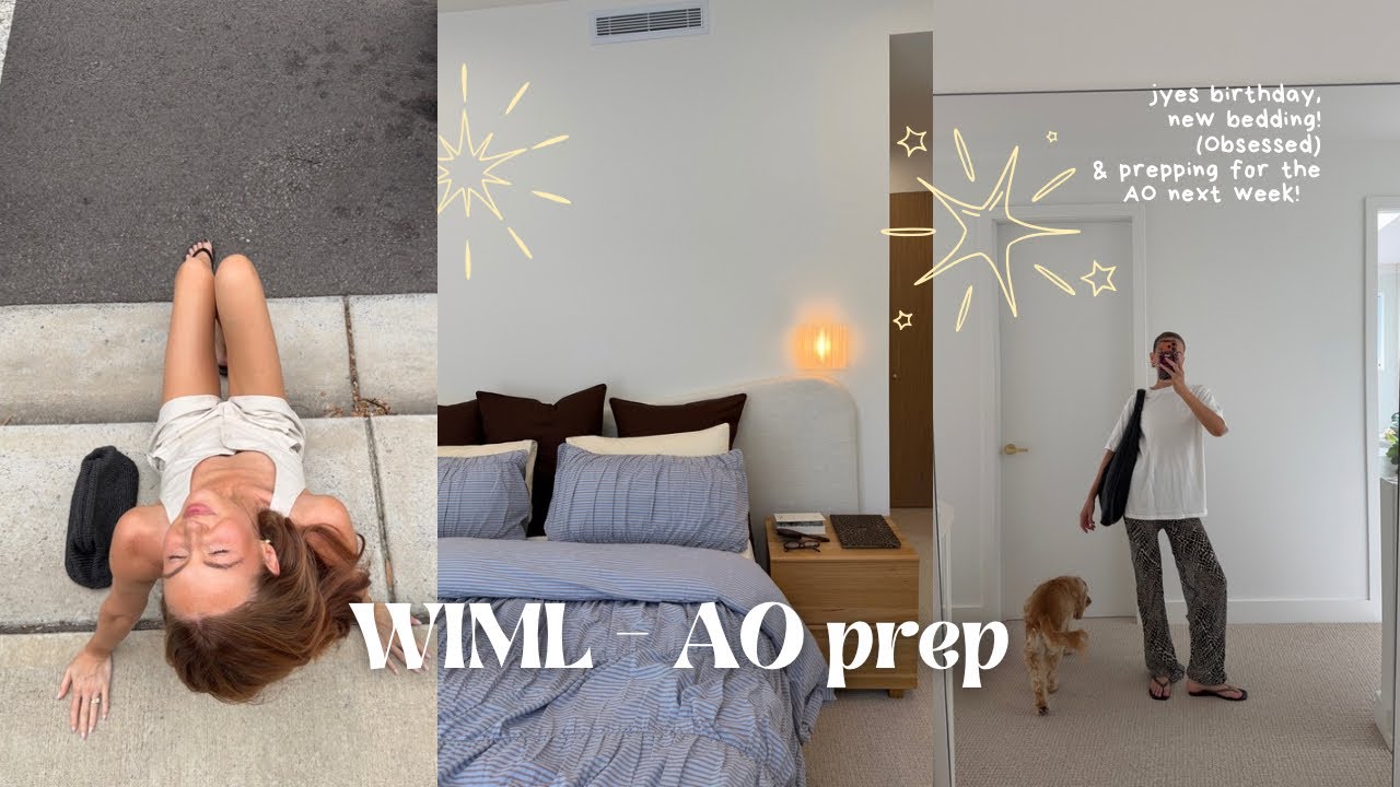 a week in my life! (prepping for the AO & my fave homewares!!!!!) 