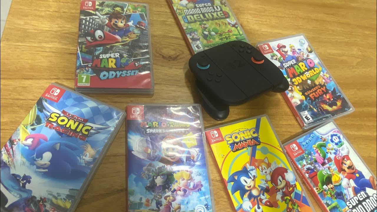 Minha coleção dos jogos da Nintendo até agora(2022-2026)