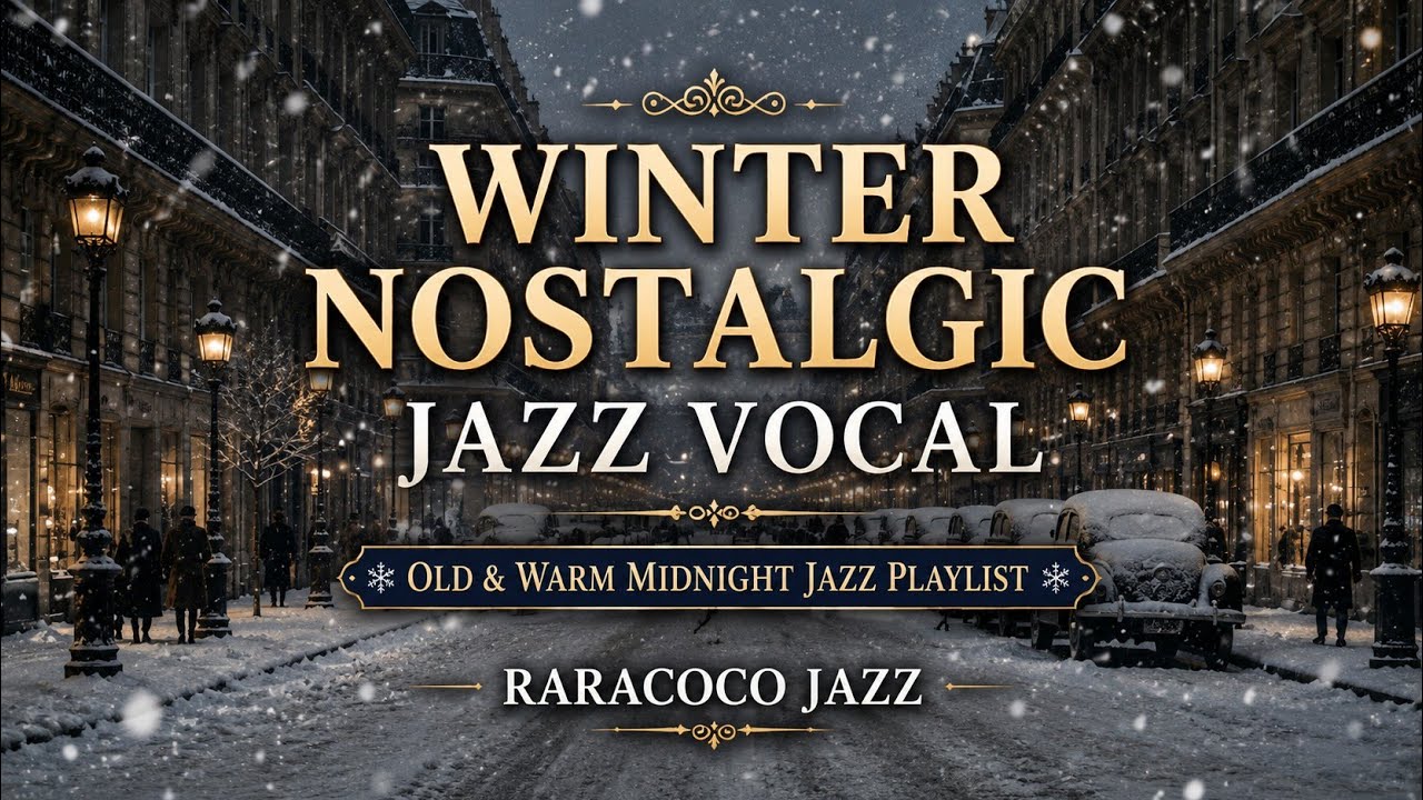 ❄️Winter Nostalgic Jazz Vocal Playlist l 겨울 밤을 위한 따뜻하고 부드러운 재즈