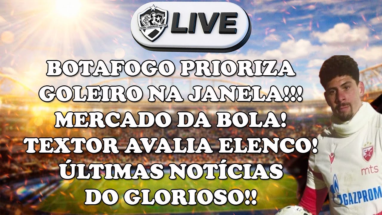 LIVE ALVINEGRA RAIZ - GOLEIRO É PRIORIDADE!MERCADO DA BOLA!TEXTOR AVALIA ELENCO!ÚLTIMAS NOTÍCIAS!