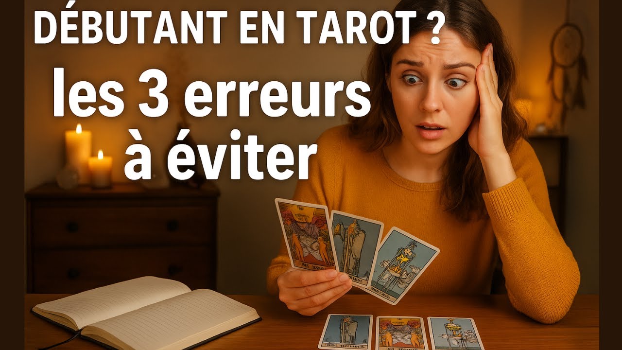 3 erreurs que font TOUS les débutants en tarot (et comment les éviter)