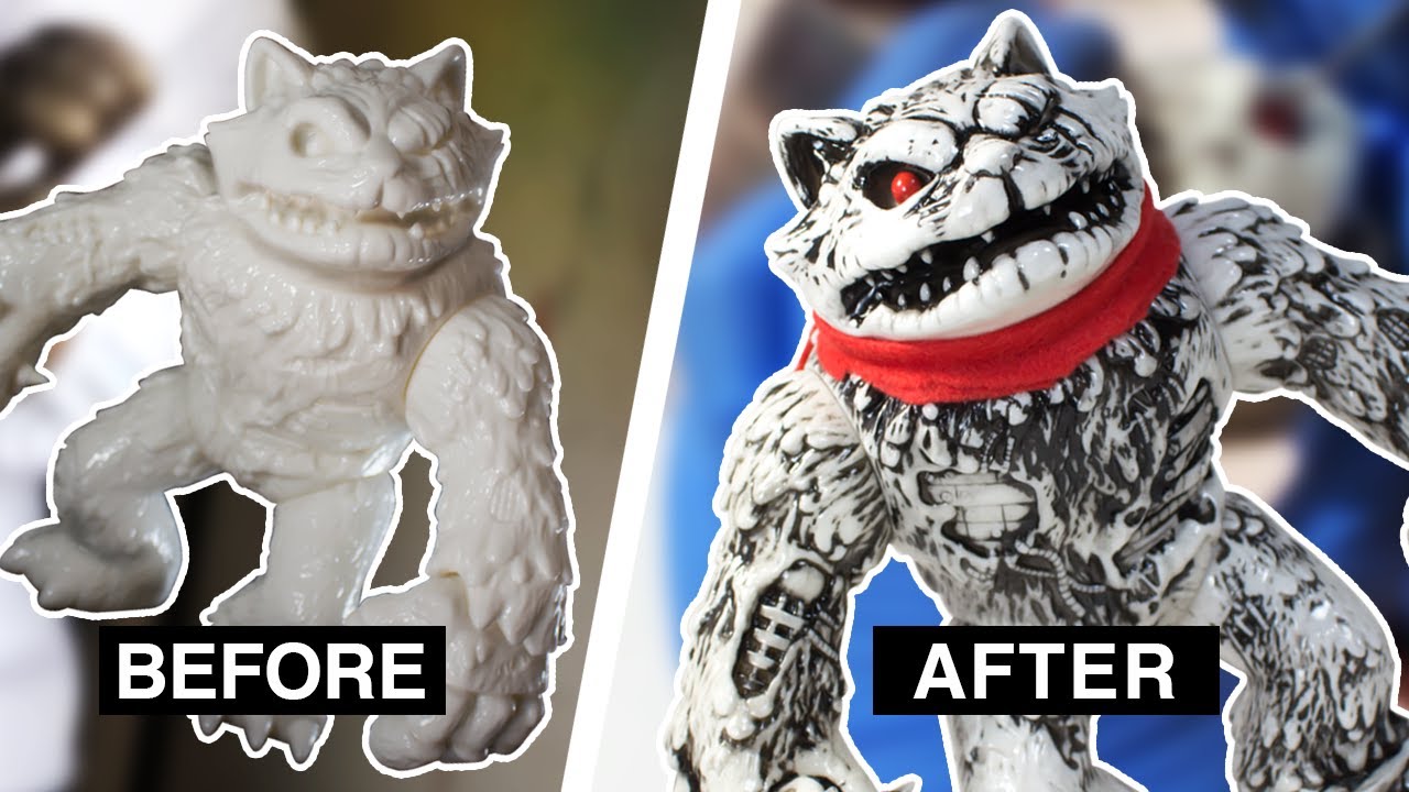 ¿QUÉ NECESITO para EMPEZAR a PINTAR VINYL TOYS y SOFUBI? APRENDE ESTA TÉCNICA DE PINTADO!