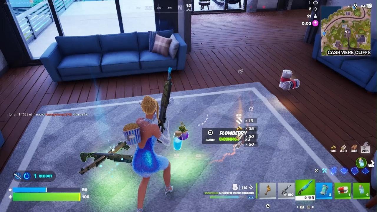 Going surfing in reload