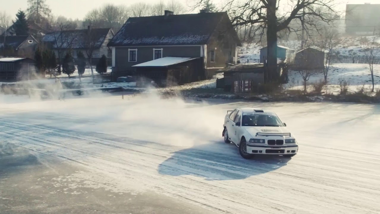Lake Krzywe Ice Rally 2017 - Polska, Olsztyn / Drone aerial video