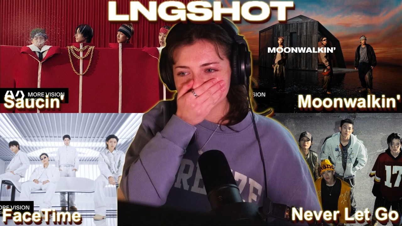 Reaction to LNGSHOT - [Saucin’] + [Moonwalkin'] + [FaceTime] + [Never Let Go] Music Videos