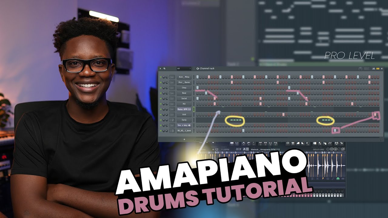 How To Make Amapiano Drums Like a Pro | Fl Studio Tutorial