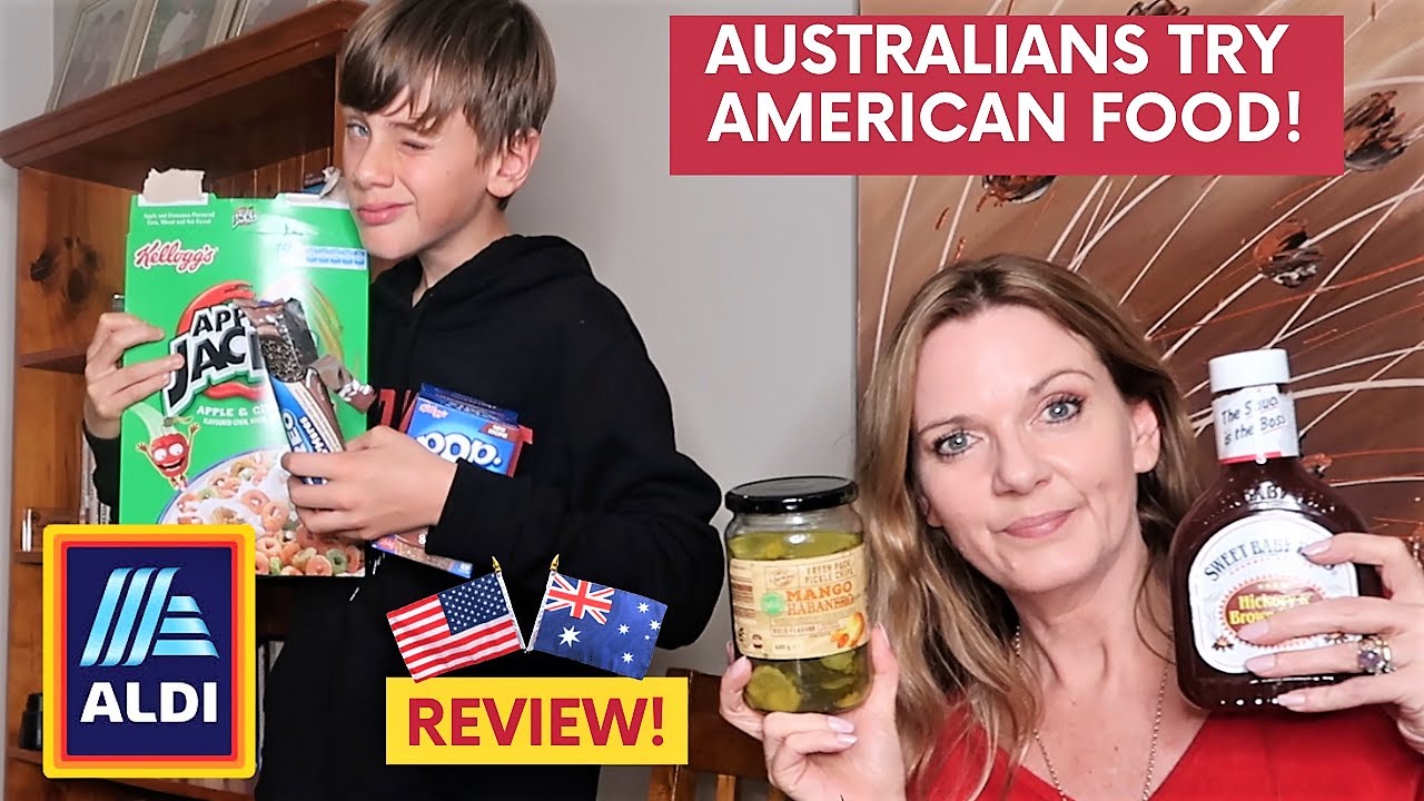 AUSTRALIANS TASTE TEST AMERICAN SNACKS! TASTE TEST & REVIEW!