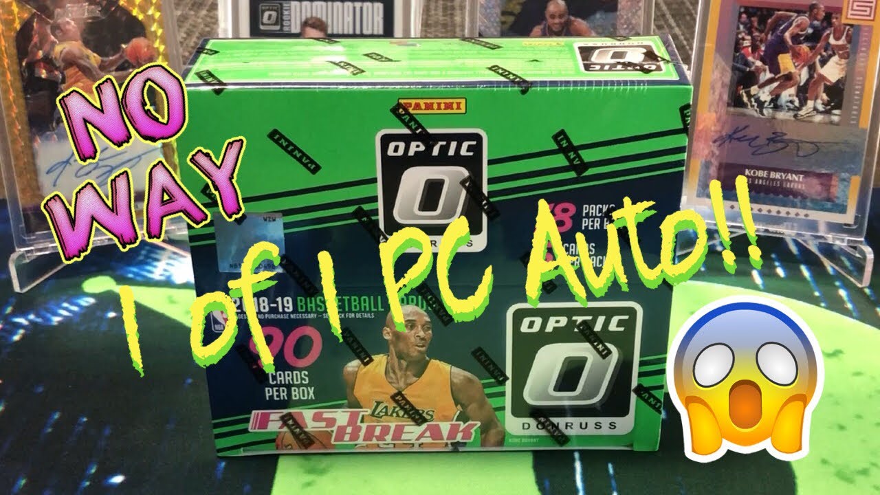 *1 OF 1 AMAZING PULL* 2018 Donruss Optic Fastbreak Basketball Hobby Box
