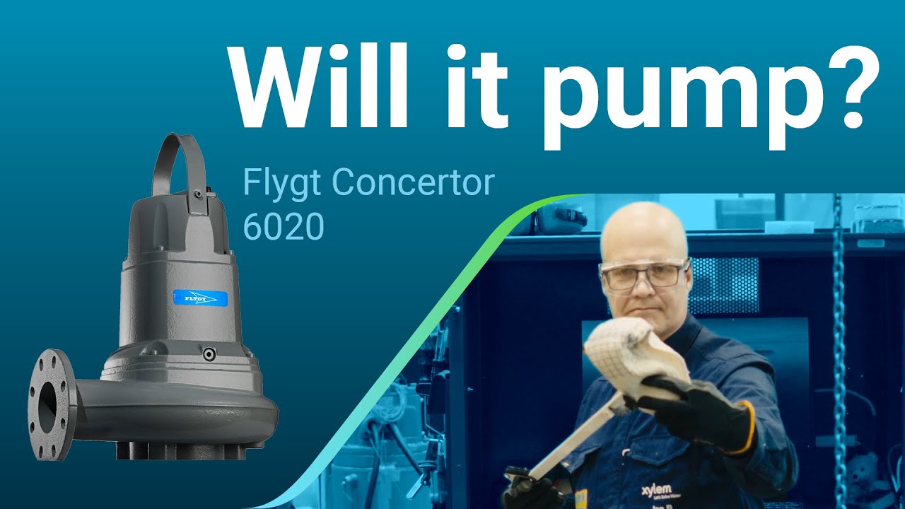 Will It Pump? Flygt Concertor 6020 vs. Modern Wastewater.