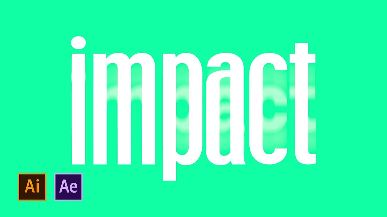 Stretched Type Effect in Adobe After Effects - Tutorial
