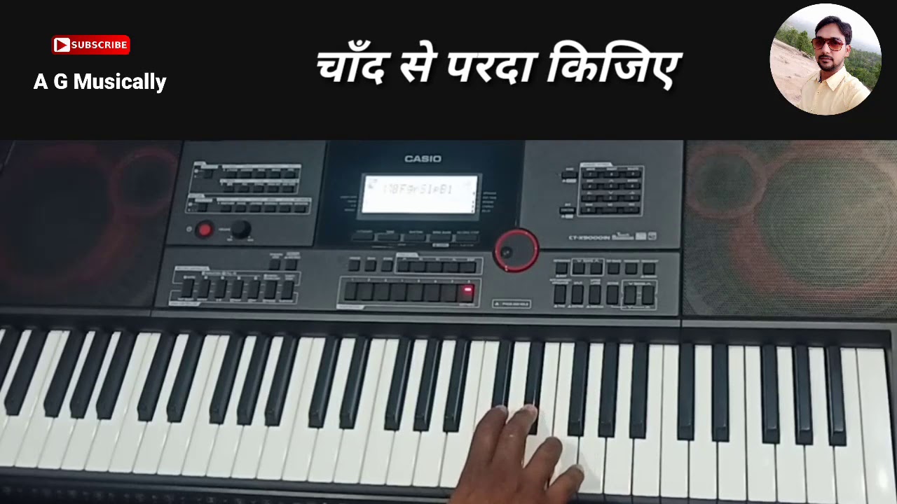 Chand Se Parda Kijiye Instrumental Song Covered in Casio CTX -9000IN