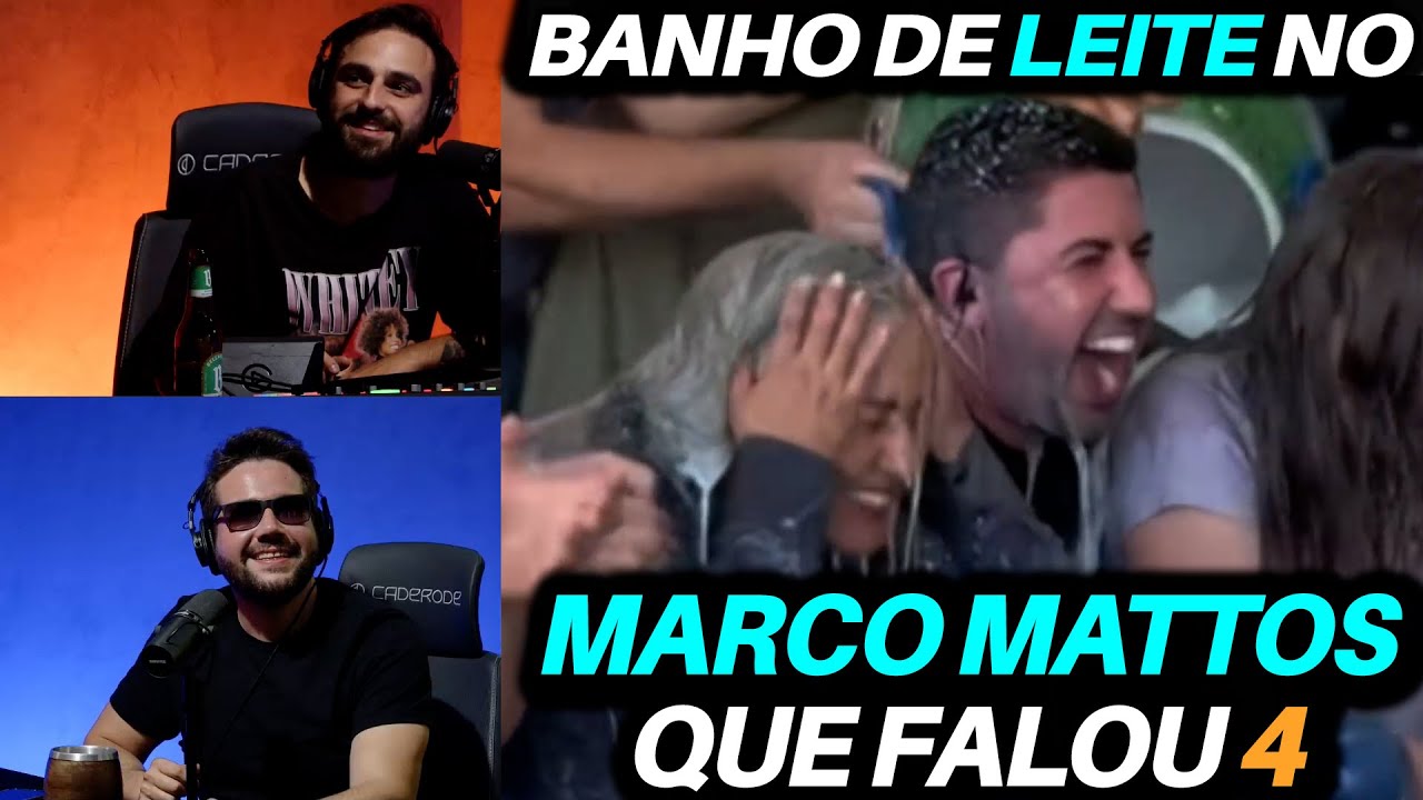 Banho de LEITE🥛 no MARCO MATTOS que falou QU4️⃣TROOOO 😂