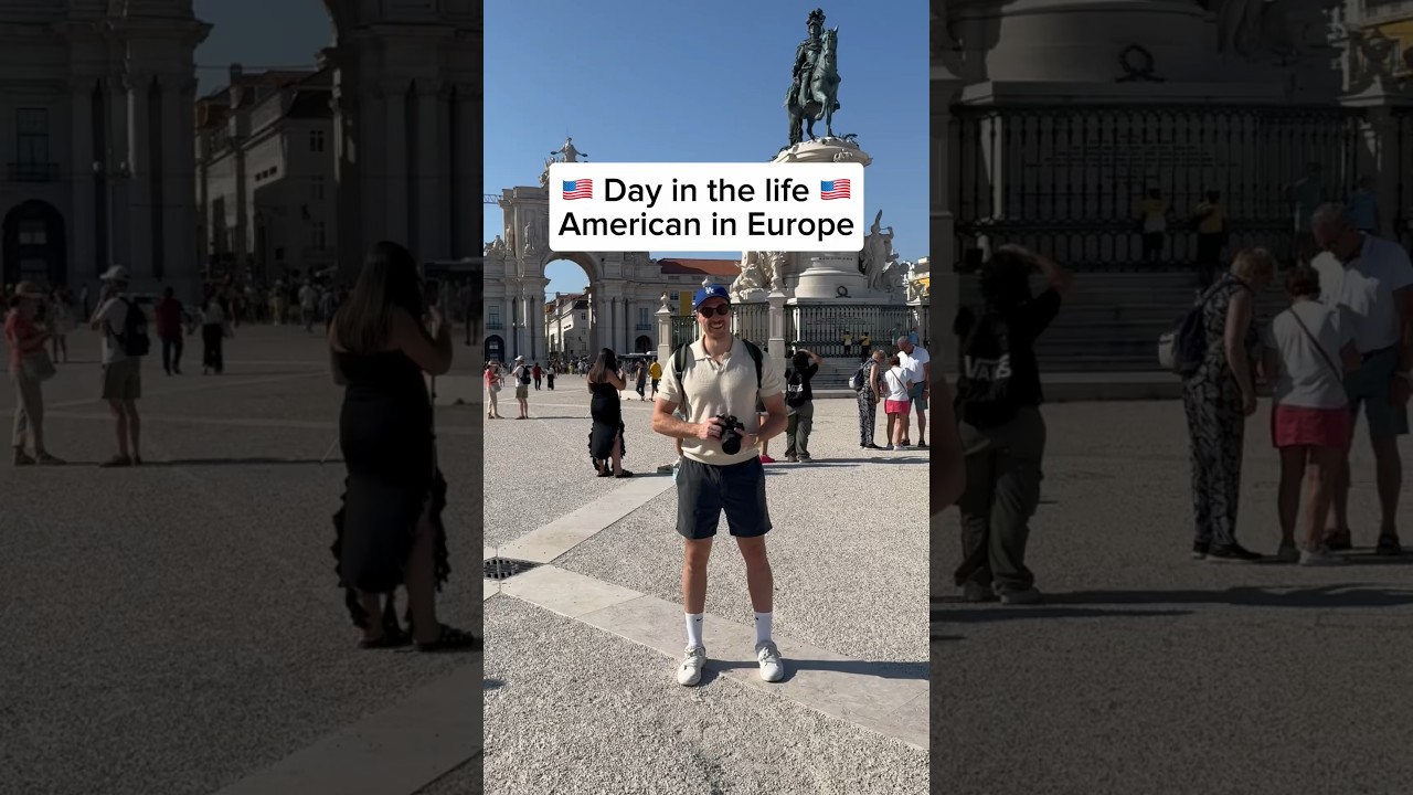 Day in the life of an American in Europe #shorts