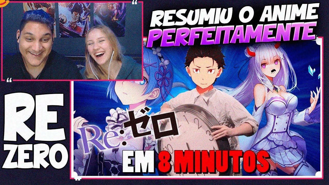 [Fandub] Re:Zero EM 8 MINUTOS (BR) - REACT EM CASAL