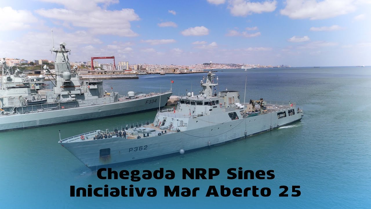 Chegada NRP Sines Iniciativa Mar Aberto