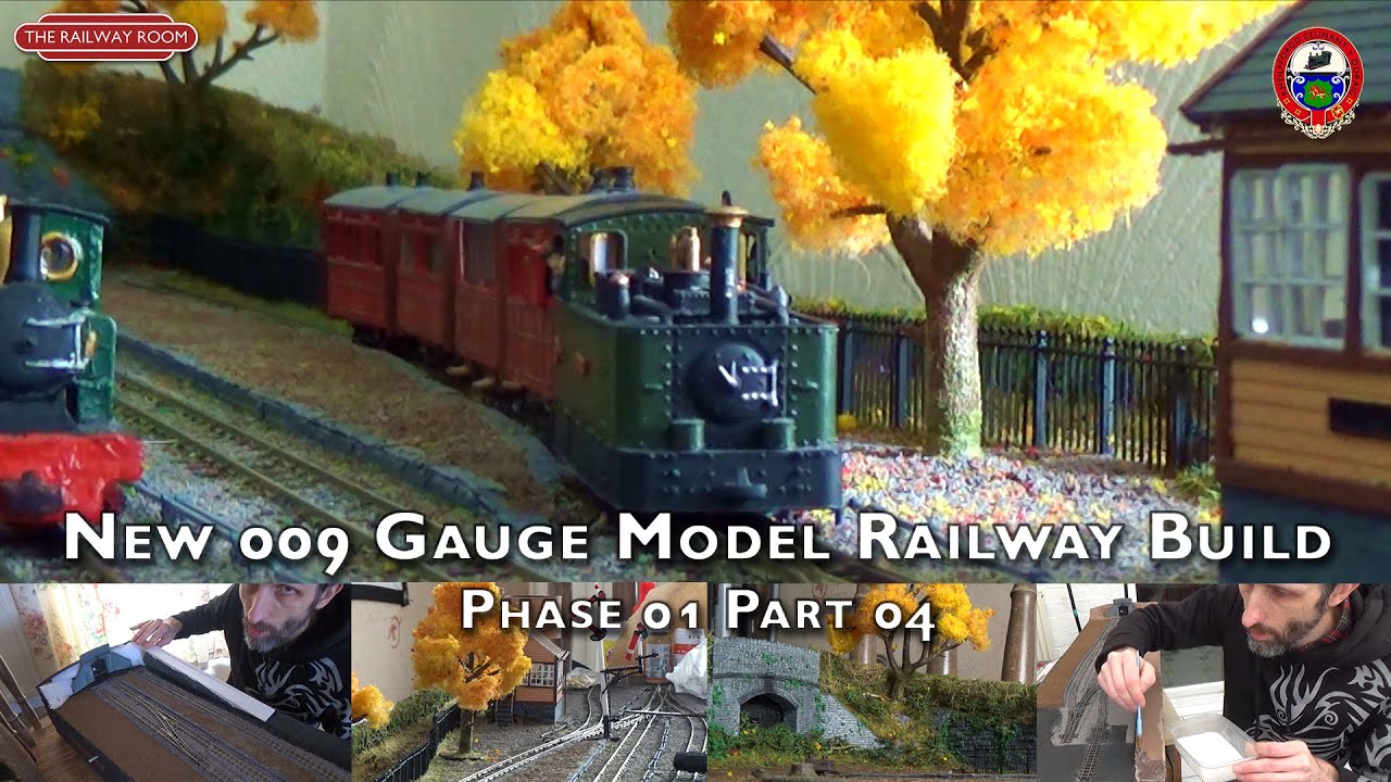 New 009 Scale Model Railway Build - Phase 01 Part 04 | The Railway Room