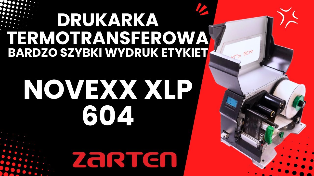 DRUKARKA ETYKIET  NOVEXX XLP 604 /  NOVEXX XLP 604 LABEL PRINTER