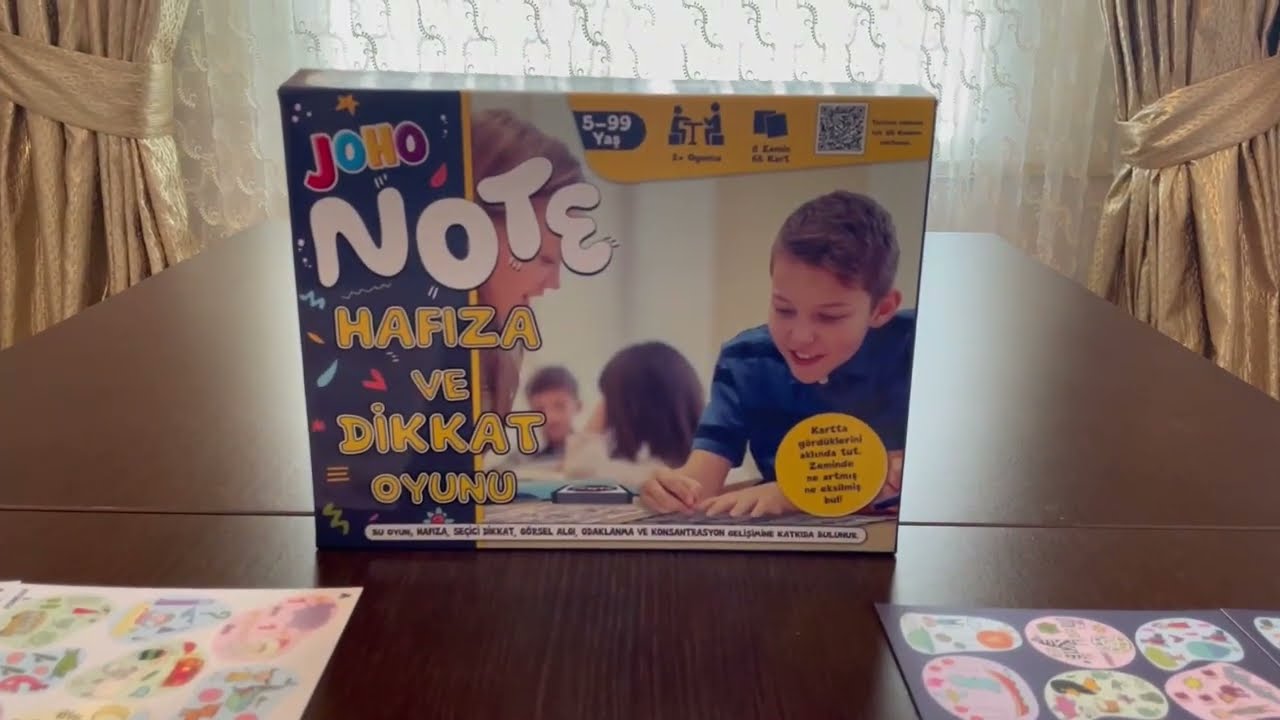 Joho Toys Note Hafıza ve Dikkat Oyunu Tanıtım Filmi