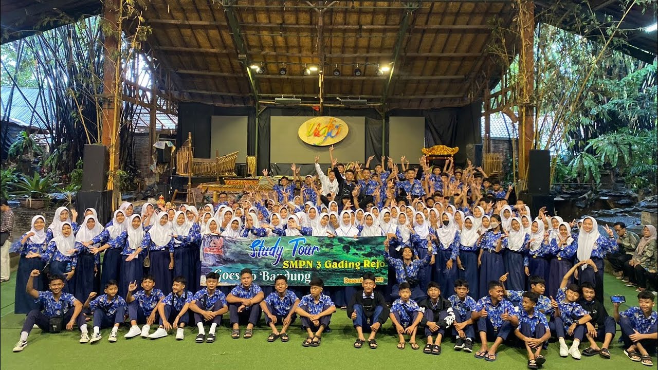 STUDY TOUR SMPN 3 Gading Rejo Pringsewu, Goes To Bandung Desember 2023.