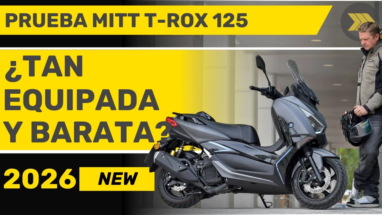 MITT T-ROX 125 a prueba: Disfruta de todo lo que necesitas por menos de lo que piensas