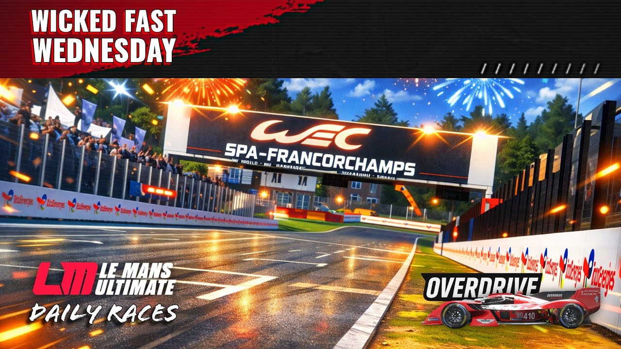OVERDRIVE RACING | LMU | Wicked Fast Wednesday | !discord