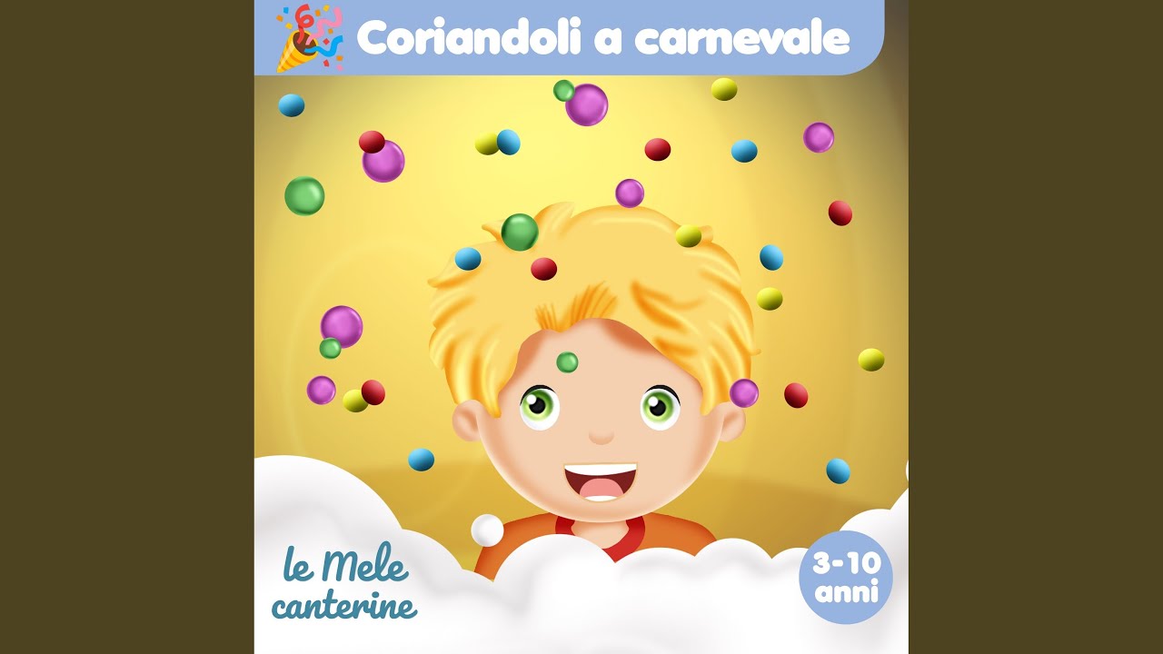 Coriandoli a carnevale (3-10 anni)
