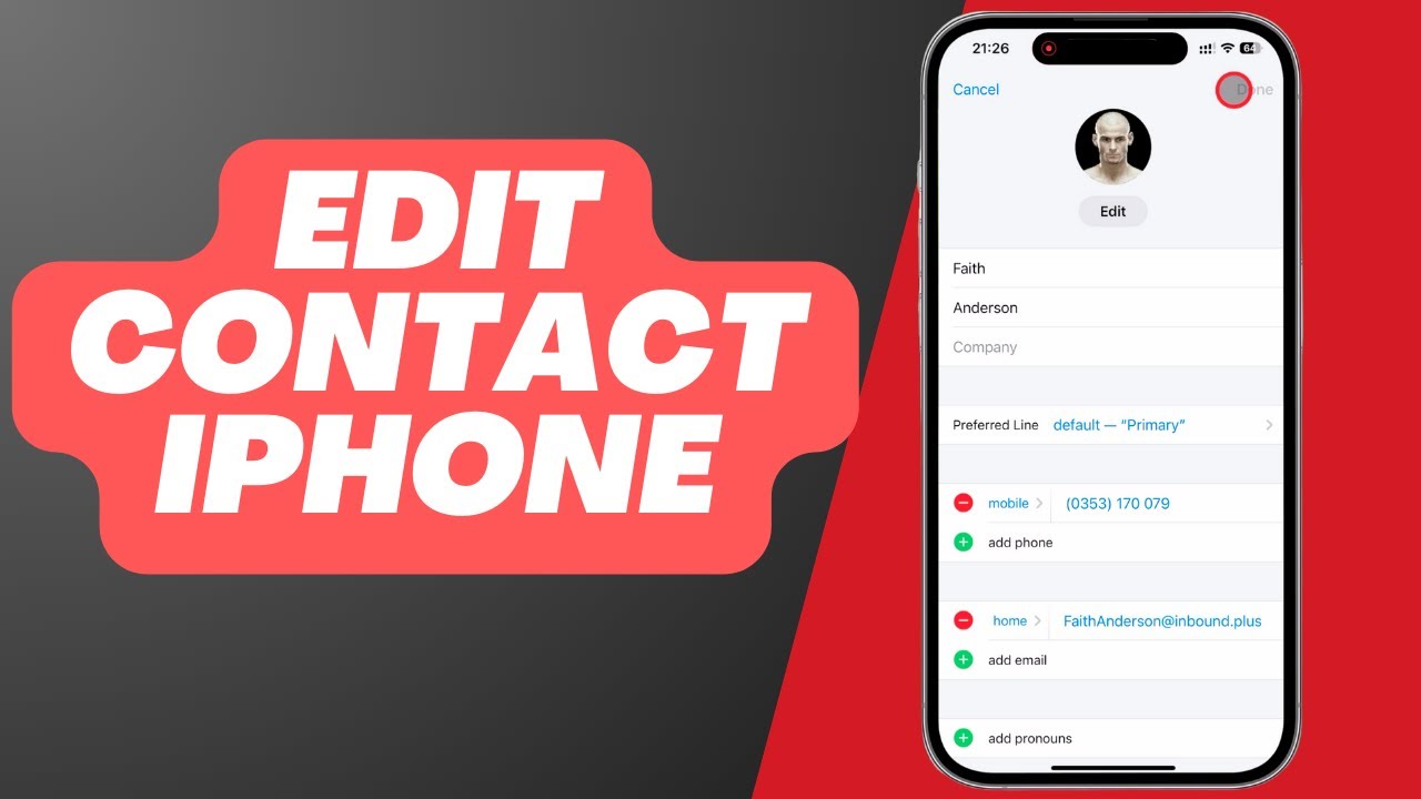 Редактирование контакта на iPhone &mdash; пошаговое руководство