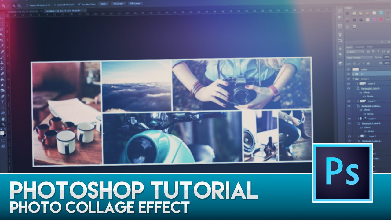 Photoshop Tutorial - Photo Collage Effect