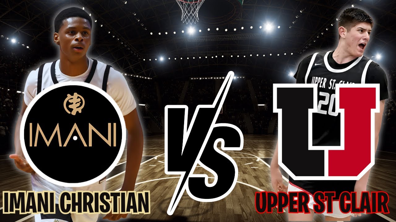 IMANI CHRISTIAN VS UPPER SAINT CLAIR 🏀