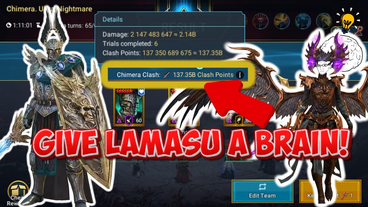 Titus Infinite Reset Chimera for Maximum Damage! How I run a 137B point team | Raid: Shadow Legends