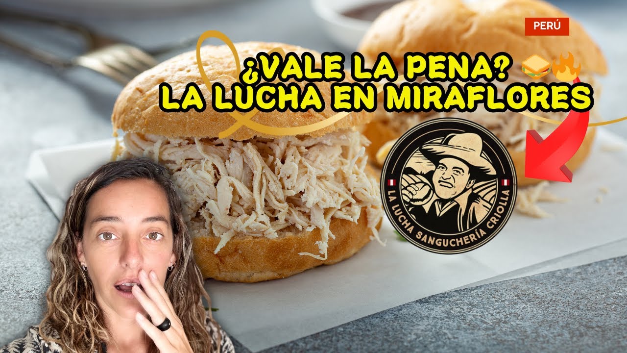 Así es LA LUCHA en PERÚ: Sándwiches, precios y el encanto limeño 🇵🇪