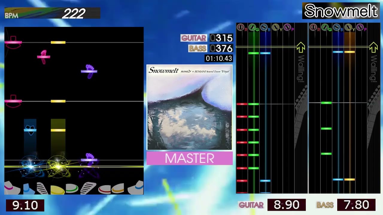 GITADORA / Snowmelt - MASTER (GITADORA HIGH-VOLTAGE)