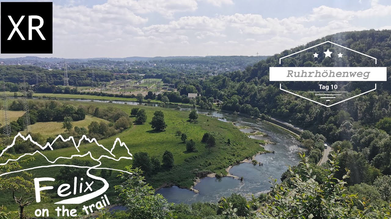 Ruhrhöhenweg Tag10: 20km Isenberg bis Essen Baldeneysee Korte Klippe